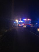 Verkehrsunfall mit eingeklemmter Person